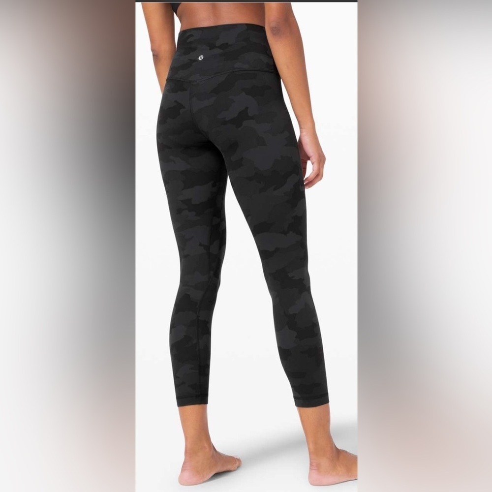 Lululemon Align Pant II Heritage 365 Camo Deep Coal Multi Size 12